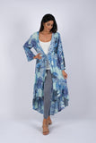225035 Enchanting Blue Meadow Blockprint Cover-Up