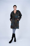 224558 Earthy Patchwork Hooded Jacket
