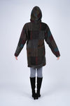 224558 Earthy Patchwork Hooded Jacket