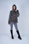 224560 Jacket with Intricate Cut-Out Design