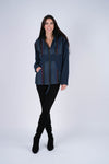 224561 Cozy Indigo Cotton Hoodie
