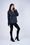 224561 Cozy Indigo Cotton Hoodie