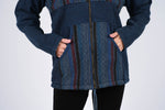 224561 Cozy Indigo Cotton Hoodie
