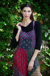 224609 Patchwork Rayon Overalls