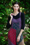 224609 Patchwork Rayon Overalls