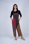 224609 Patchwork Rayon Overalls