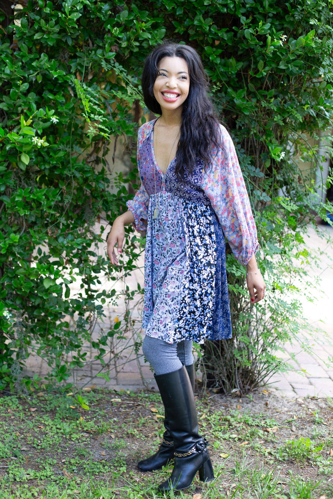 224626 Sacred Threads Floral Patchwork Dress Sacred Threads, Inc 224626 Sacred Threads Floral Patchwork Dress Sacred Threads, Inc