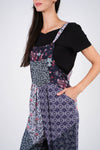 224628 Sacred Threads Floral Patchwork Overalls
