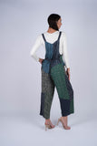 224638XXL Patchwork Rayon Overalls