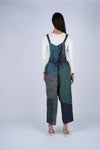 224638XXL Patchwork Rayon Overalls