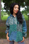 224639 Patchwork Rayon Hoodie