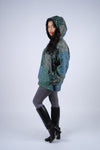 224639 Patchwork Rayon Hoodie