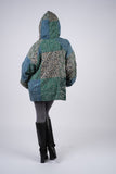 224639 Patchwork Rayon Hoodie