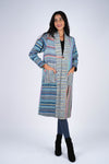 224665 Multicolor Striped Cotton Jacket