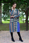 224667 Multicolor Patchwork Cotton Jacket