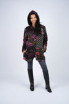 224677 Floral Noir Collection Patchwork Jacket