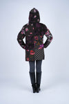 224677 Floral Noir Collection Patchwork Jacket