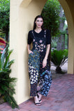 224689 Midnight Bloom Patchwork Overalls