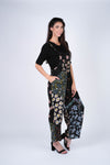 224689 Midnight Bloom Patchwork Overalls