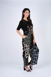 224689 Midnight Bloom Patchwork Overalls