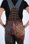 224701XXL Collage Cotton Patchwork Overalls