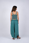 225009 Trendy Sea Embroided Hippie Pants