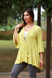 225018 Summer Elegance Flared Tunic