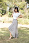 225020 Bohemian Dipped Hem Skirt