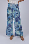 225039 Enchanting Blue Meadow Hippie Pants