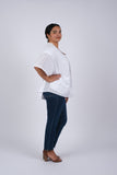 225043 White Chic Classic Cardigan