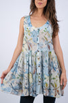 225059 Mystical Dragonfly Button Top (Sleeveless)