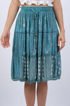 225061 Colors of the Sea Midi Skirt