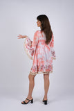 225072 Bohemian Blush Ethereal Tunic with Bell Sleeve