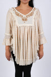 225091 Ethereal Vintage White Flared Top
