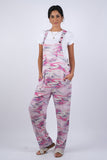 225108/3 Abstract Rosey Pink Overalls