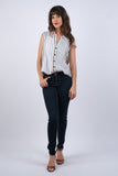 225114 Ethereal Stripes Vintage Collared Shirt