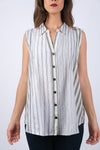 225114 Ethereal Stripes Vintage Collared Shirt