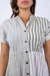 225115 Ethereal Stripes Vintage Summer Dress