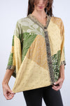 225120 Jungle Dreams Patchwork Golden Top