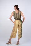 225125 Jungle Dreams Patchwork Olive Romper