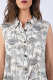 225138/1 Gray Chic Button Shirt