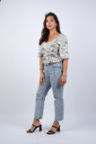 225139/1 Pink Boho Chic Crop Top