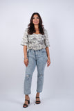 225139/1 Pink Boho Chic Crop Top