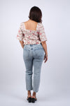 225139/2 Gray Boho Chic Crop Top