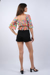 225163 Abstract Bliss Crop Top