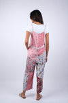 225165 Petal Harmony Patchwork Chic Overalls