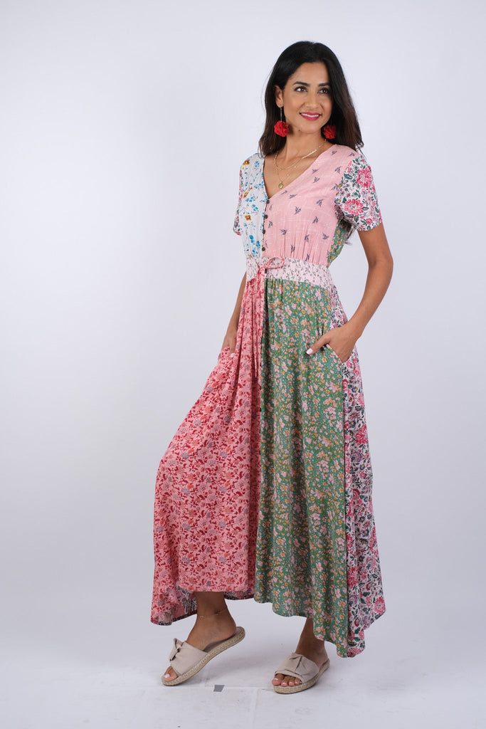 225166 Boho Chic Petal Harmony Summer Dress Sacred Threads, Inc 225166 Boho Chic Petal Harmony Summer Dress Sacred Threads, Inc