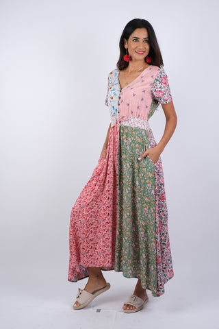 225166 Boho Chic Petal Harmony Summer Dress Sacred Threads, Inc 225166 Boho Chic Petal Harmony Summer Dress Sacred Threads, Inc
