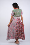 225166 Boho Chic Petal Harmony Summer Dress