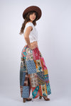225175 Free Spirit Hippie Patchwork Pants